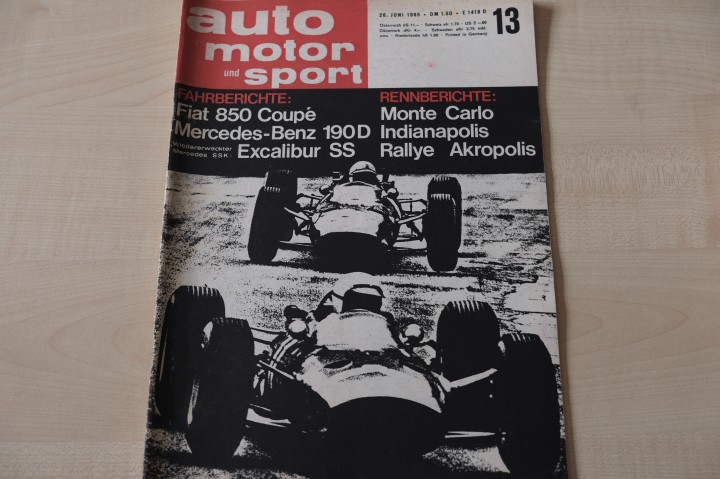 Deckblatt Auto Motor und Sport (13/1965)